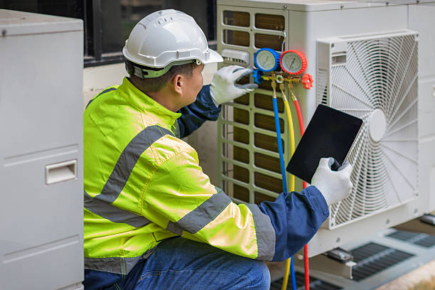 Professional Hvac Installation technician working in Orchard Park, NY